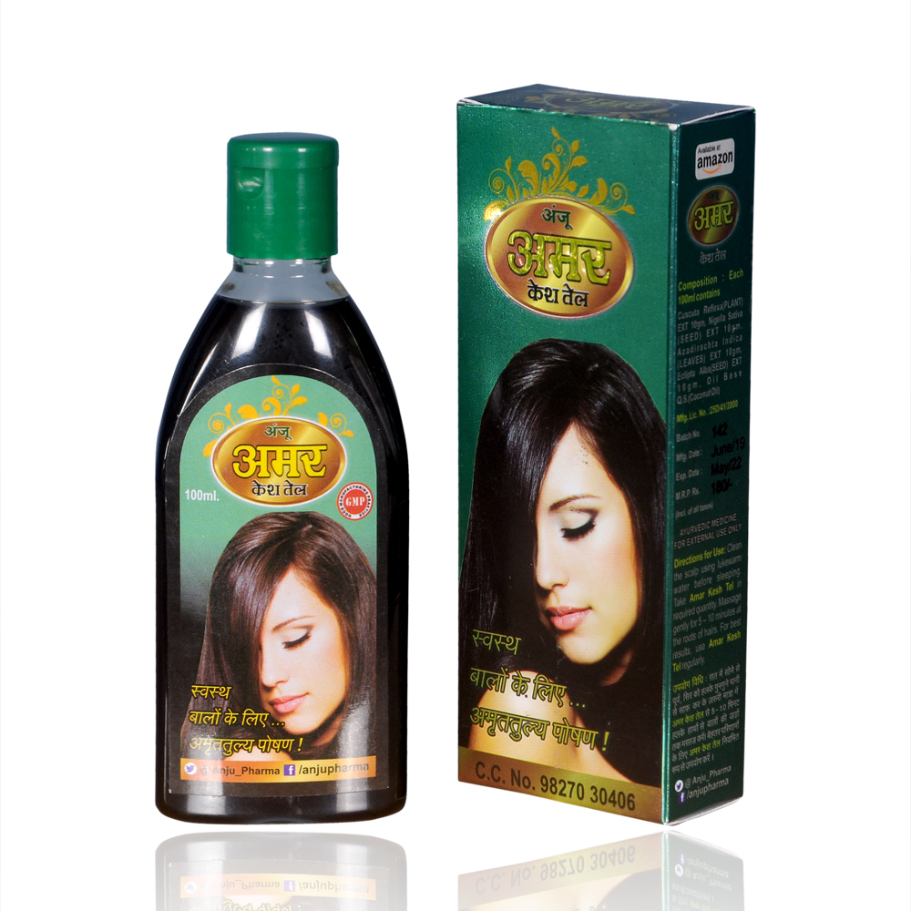 Amar Hair Oil (100 ml) – Anju Ayurveda